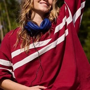 FP Movement Post Up Layer in Crimson *NEW WITH TAGS*